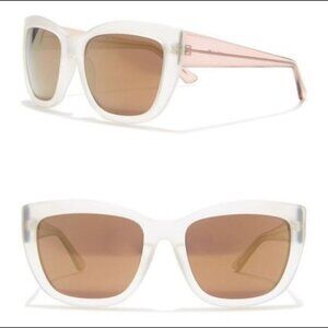 Joe’s Jeans Matte Clear Sunglasses NWT